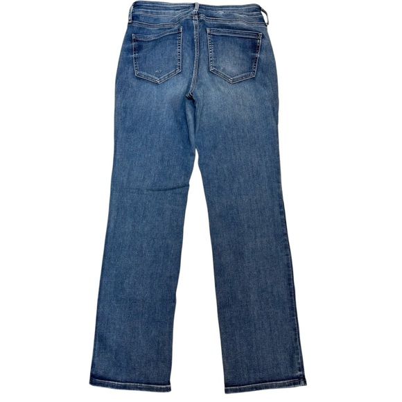NYDJ Marilyn Straight Jeans Cool Embrace Denim Classic Medium Wash Romance 6P - Picture 5 of 16
